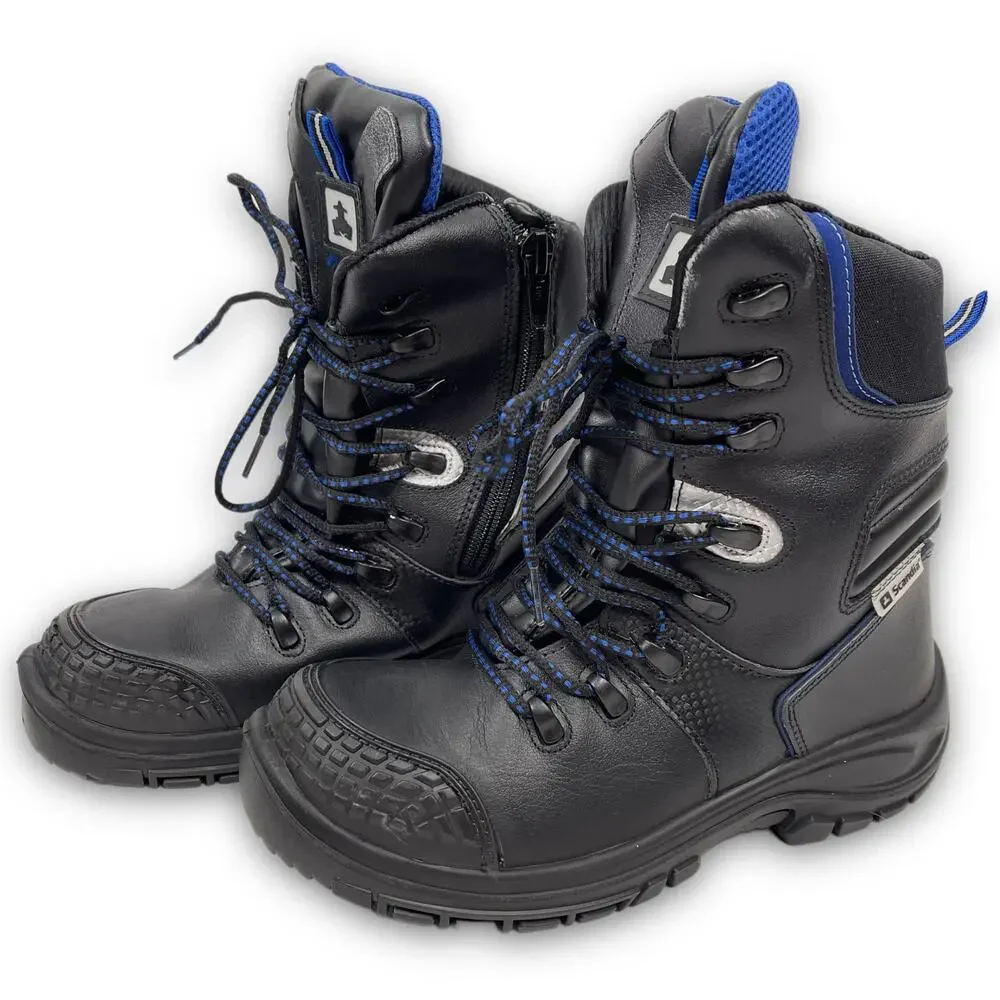 Safety Work Boots Insulated Water Resistant Aluminum Toe Protection Black 7.5